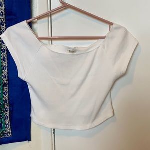 white brandy melville top